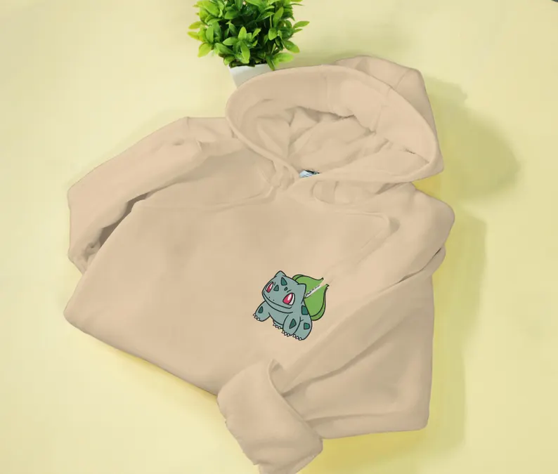 Embroidery Anime Character Crewneck Sweatshirt, Personal Anime Gift Hoodie, 90s Monster Stitched Shirt, Personal Anime Gift Hoodie,Christmas Gift For Anime Lovers.Perfect Gift For Anime Lovers.