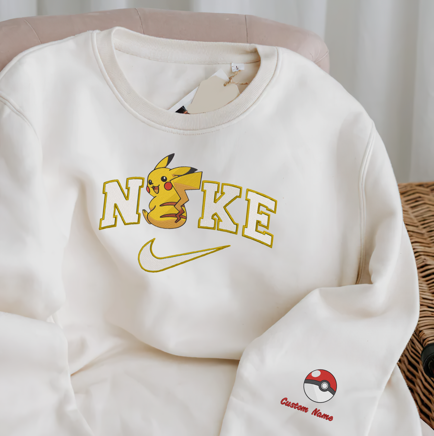 Anime Nike Embroidered Anime Custom T-Shirt,Crewneck Sweatshirt,Hoodie.Perfect Gift For Anime Lovers.