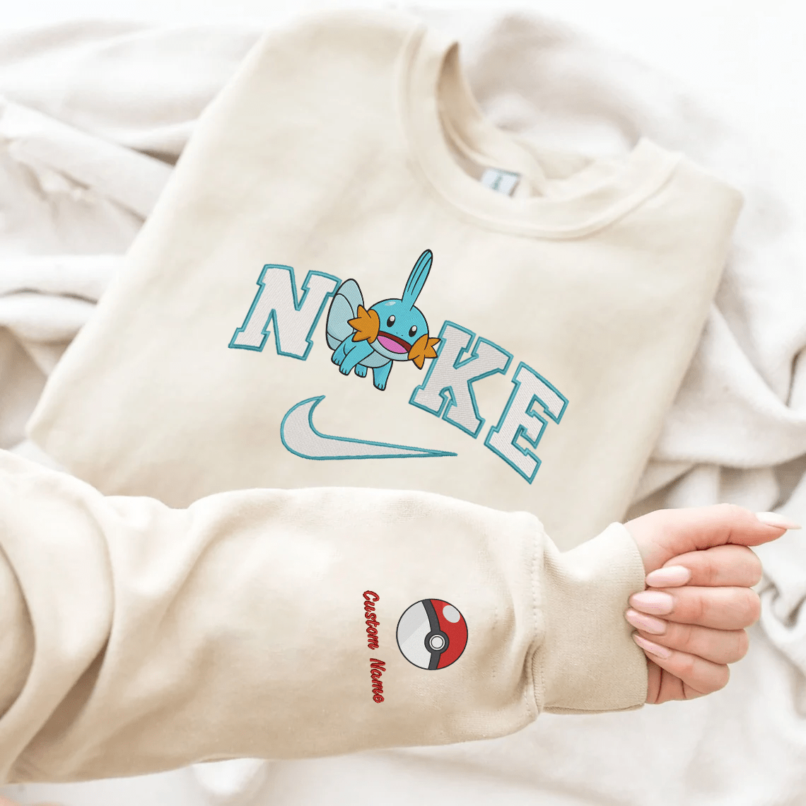 Anime Nike Embroidered Custom T-Shirt,Crewneck Sweatshirt,Hoodie.Perfect Gift For Anime Lovers.