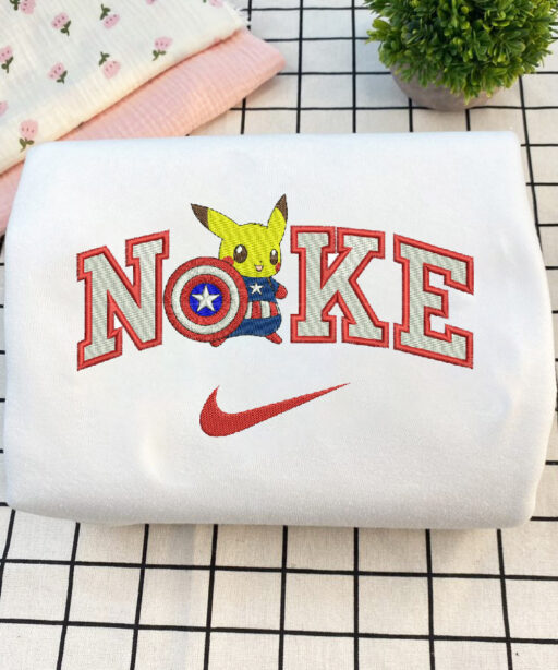 Anime Nike Embroidered Anime Custom T-Shirt,Crewneck Sweatshirt,Hoodie.Perfect Gift For Anime Lovers.