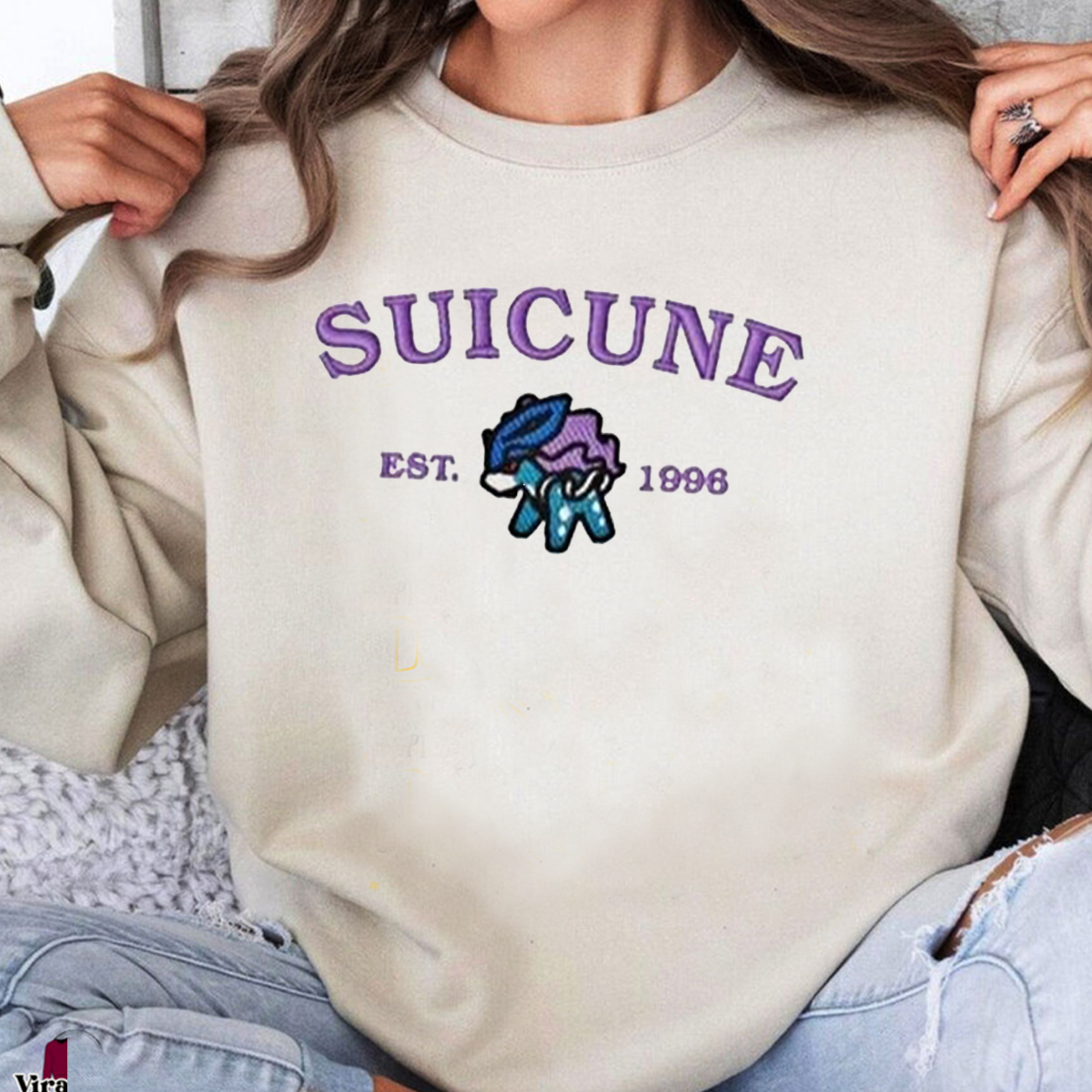 Anime Characters Embroidered Crewneck Sweatshirt,Hoodie For Gift,Personal Anime Gift Hoodie,Perfect Gift For Anime Lovers.