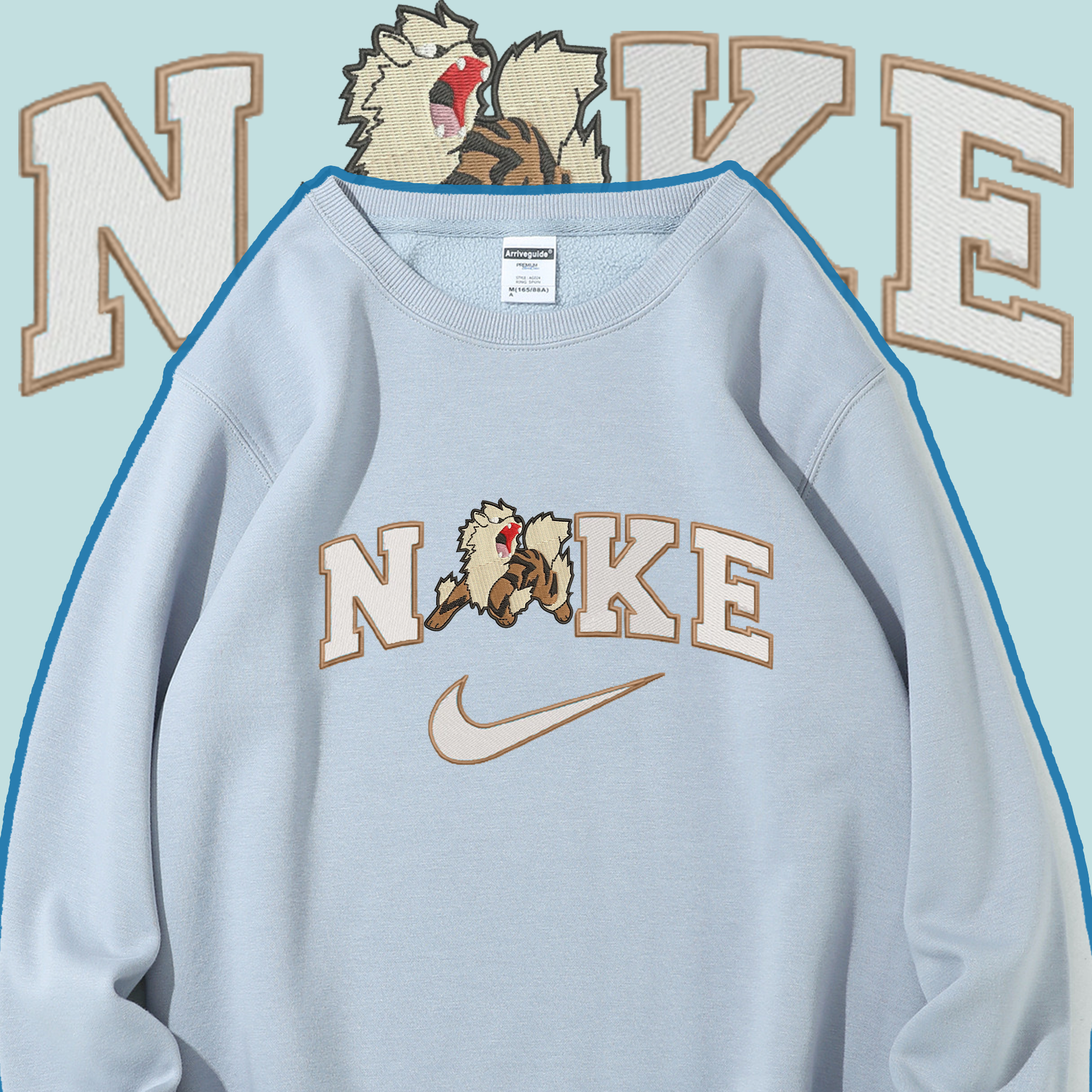 Anime Nike Embroidered Custom T-Shirt Hoodie Crewneck Sweatshirt,Hoodie.Perfect Gift For Anime Lovers.