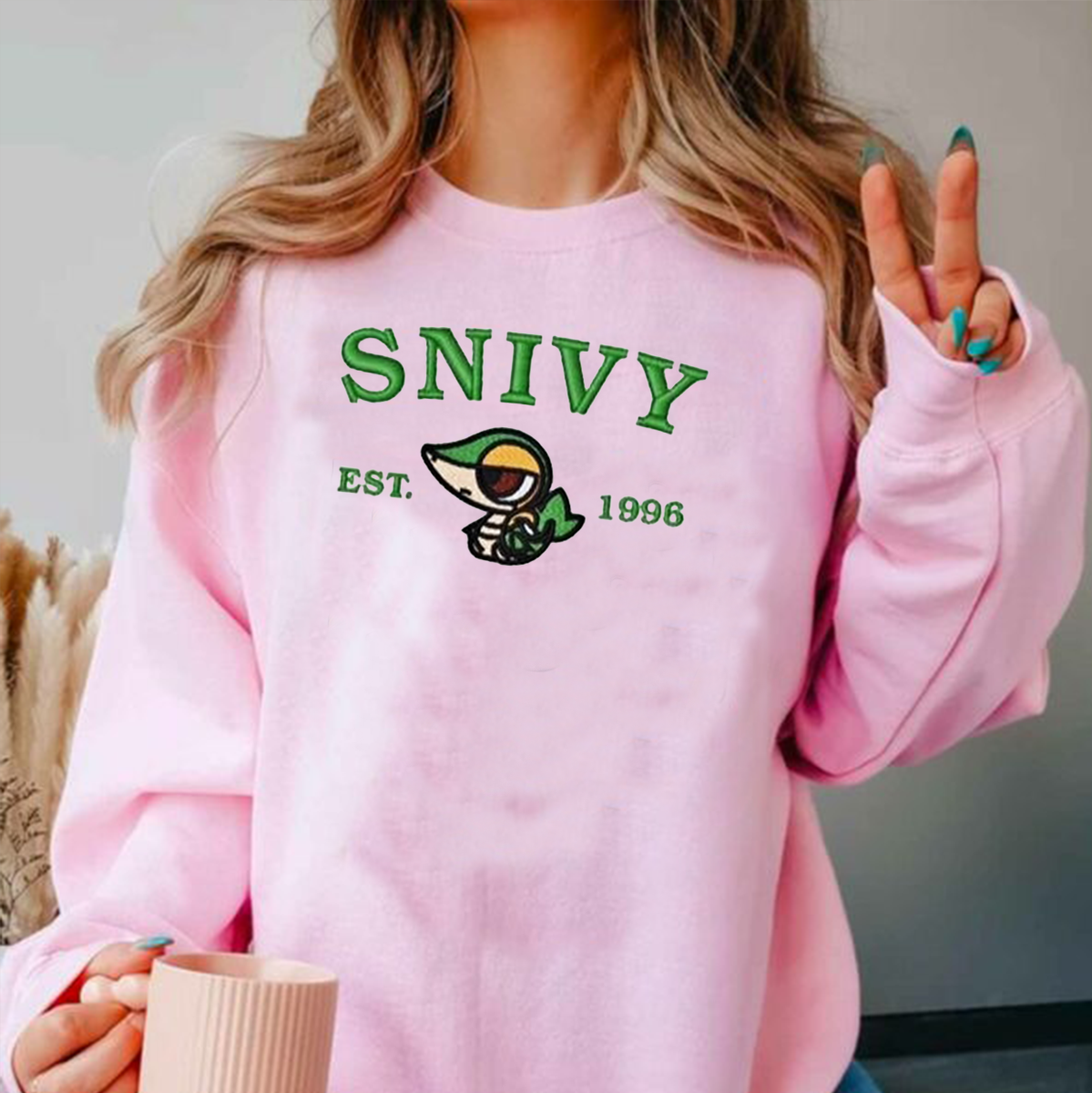 Anime Characters Embroidered Crewneck Sweatshirt,Hoodie For Gift,Personal Anime Gift Hoodie,Perfect Gift For Anime Lovers.