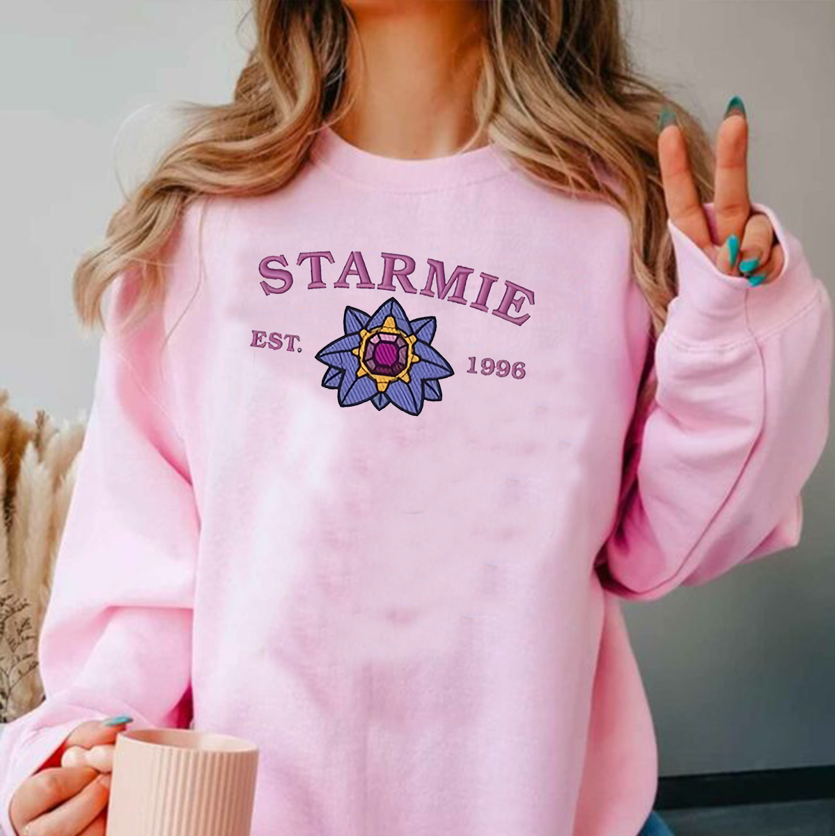 Anime Characters Embroidered Unisex Crewneck Sweatshirt,Hoodie For Gift,Personal Anime Gift Hoodie,Perfect Gift For Anime Lovers.
