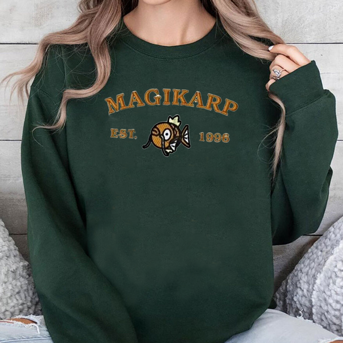 Anime Characters Embroidered Crewneck Sweatshirt,Hoodie For Gift,Personal Anime Gift Hoodie,Perfect Gift For Anime Lovers.