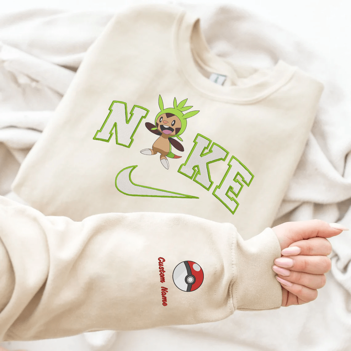 Anime Nike Embroidered Custom T-Shirt,Crewneck Sweatshirt,Hoodie.Perfect Gift For Anime Lovers.