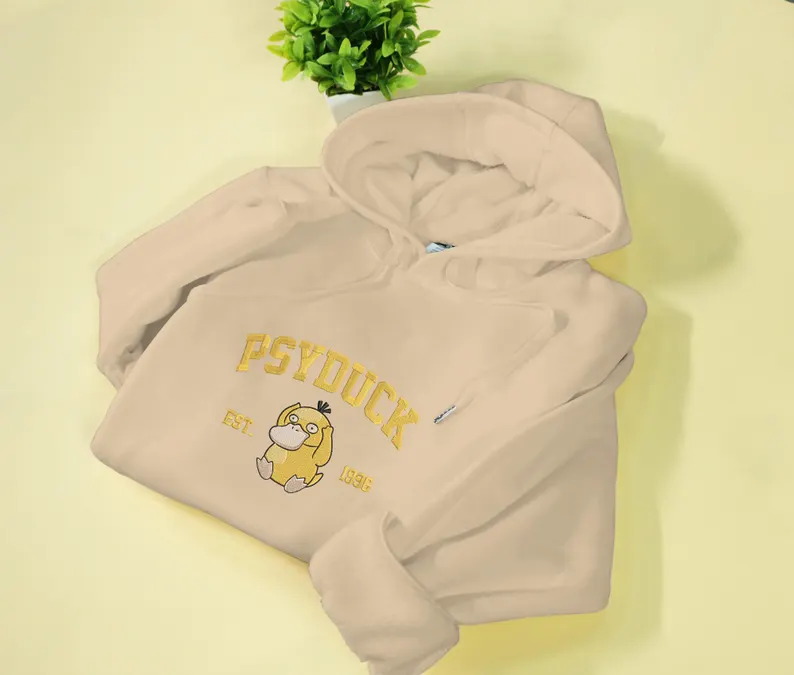 Embroidery Anime Character Crewneck Sweatshirt, Personal Anime Gift Hoodie, 90s Monster Stitched Shirt, Personal Anime Gift Hoodie,Christmas Gift For Anime Lovers.Perfect Gift For Anime Lovers.