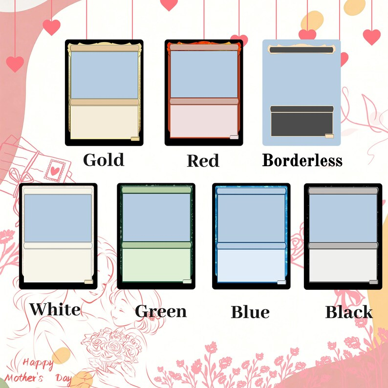Custom Magic Gold Metal Card, Personalized Mom Cards, Mother’s Day Gift, Unique Gifts for Mom