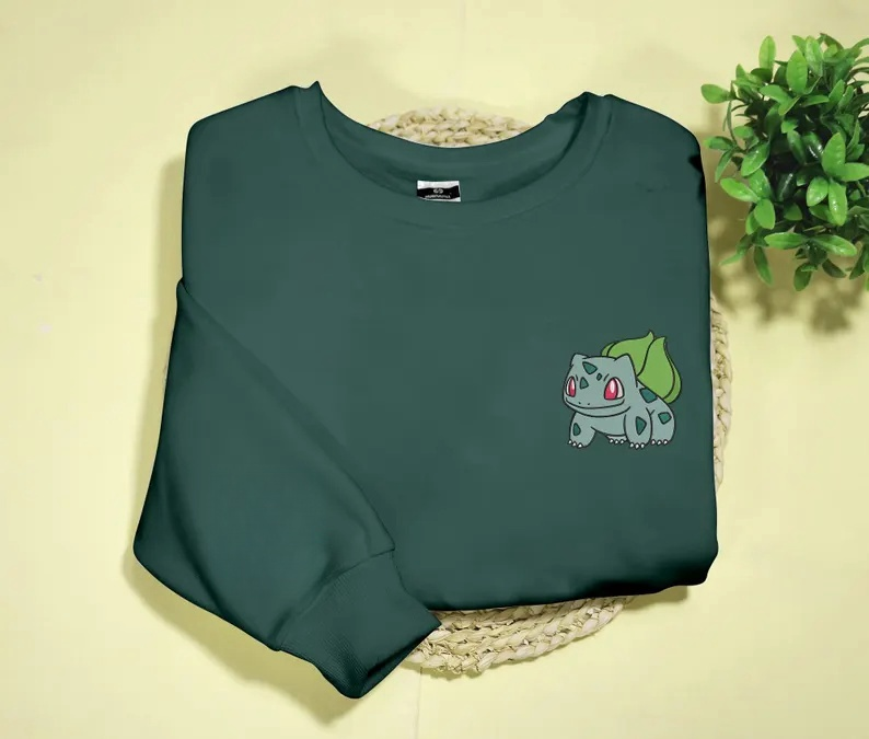 Embroidery Anime Character Crewneck Sweatshirt, Personal Anime Gift Hoodie, 90s Monster Stitched Shirt, Personal Anime Gift Hoodie,Christmas Gift For Anime Lovers.Perfect Gift For Anime Lovers.