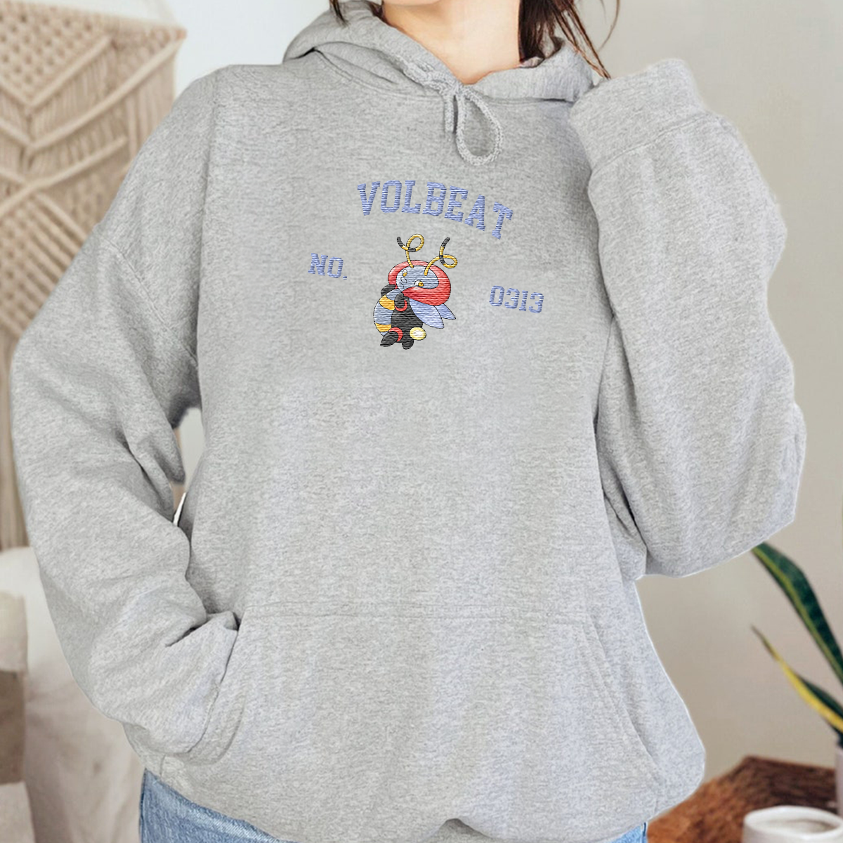 Volbeat Adorable Anime-Themed Embroidered T-Shirt,Crewneck,Hoodie-Trendy Versatile and a Thoughtful Gift for Friends