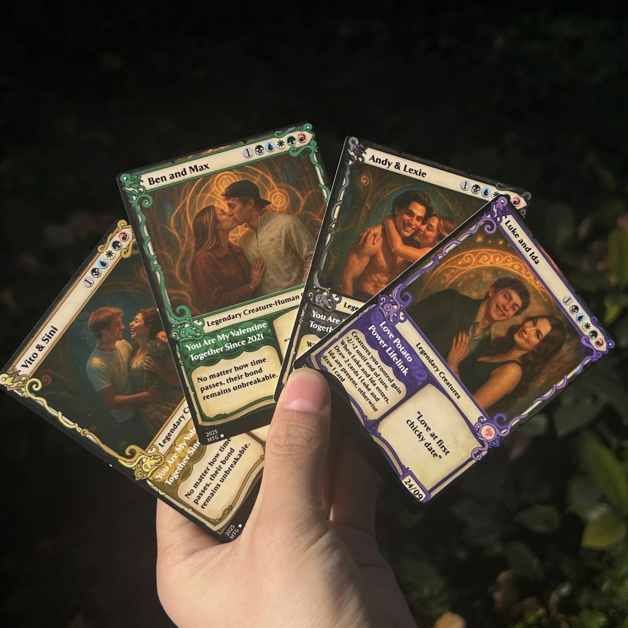 Custom Magic Card Fantasy Game.Custom Gift for Valentine's Day,Anniversary.Valentine's Day,Anniversary gifts