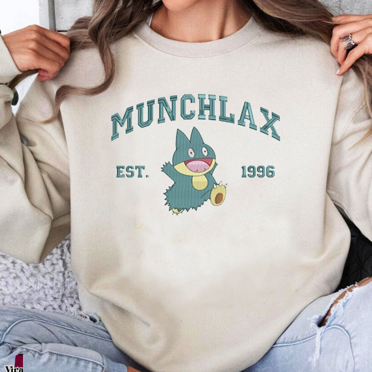 Anime Characters Embroidered Crewneck Sweatshirt,Hoodie,Personal Anime Gift Hoodie,Perfect Gift For Anime Lovers.