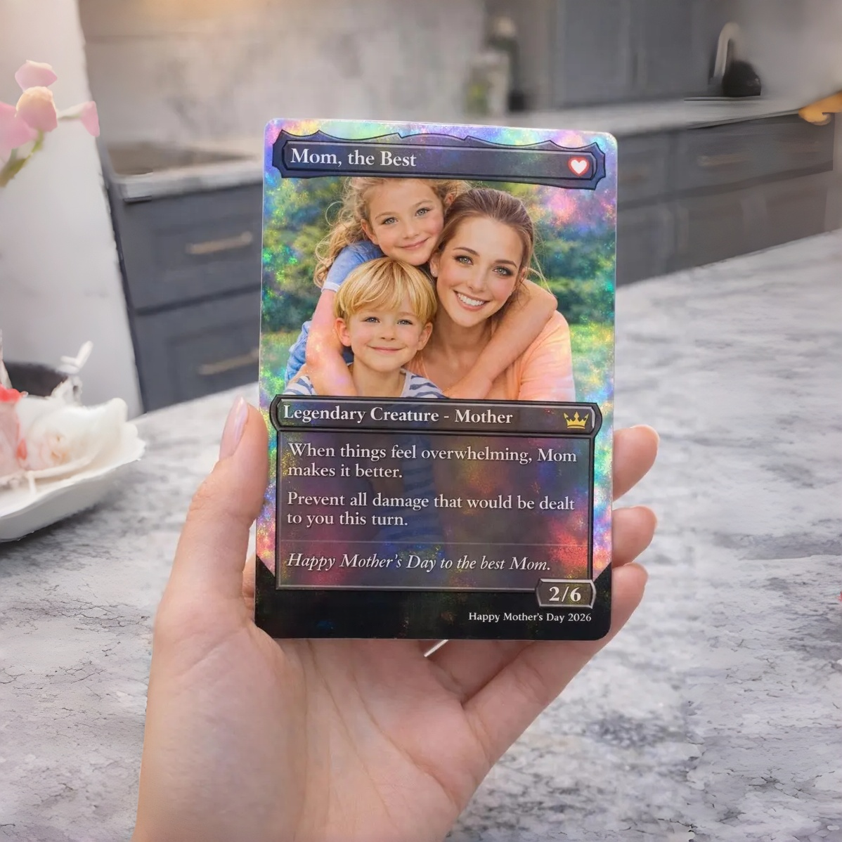 Custom Mother’s Day Magic The Gathering MTG Card – A Gift as Powerful as Mom