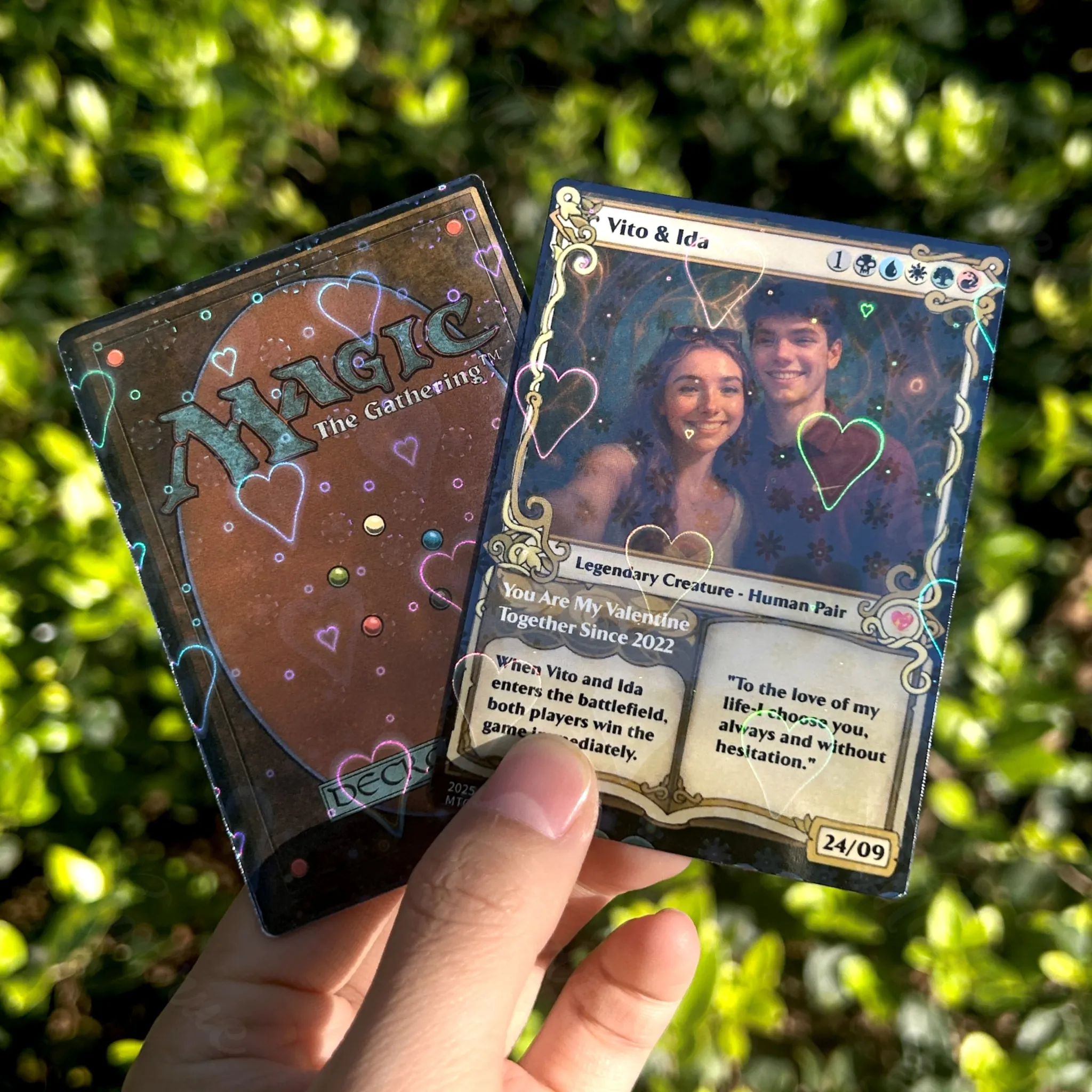 Custom Magic Card Fantasy Game.Custom Gift for Valentine's Day,Anniversary.Valentine's Day,Anniversary gifts