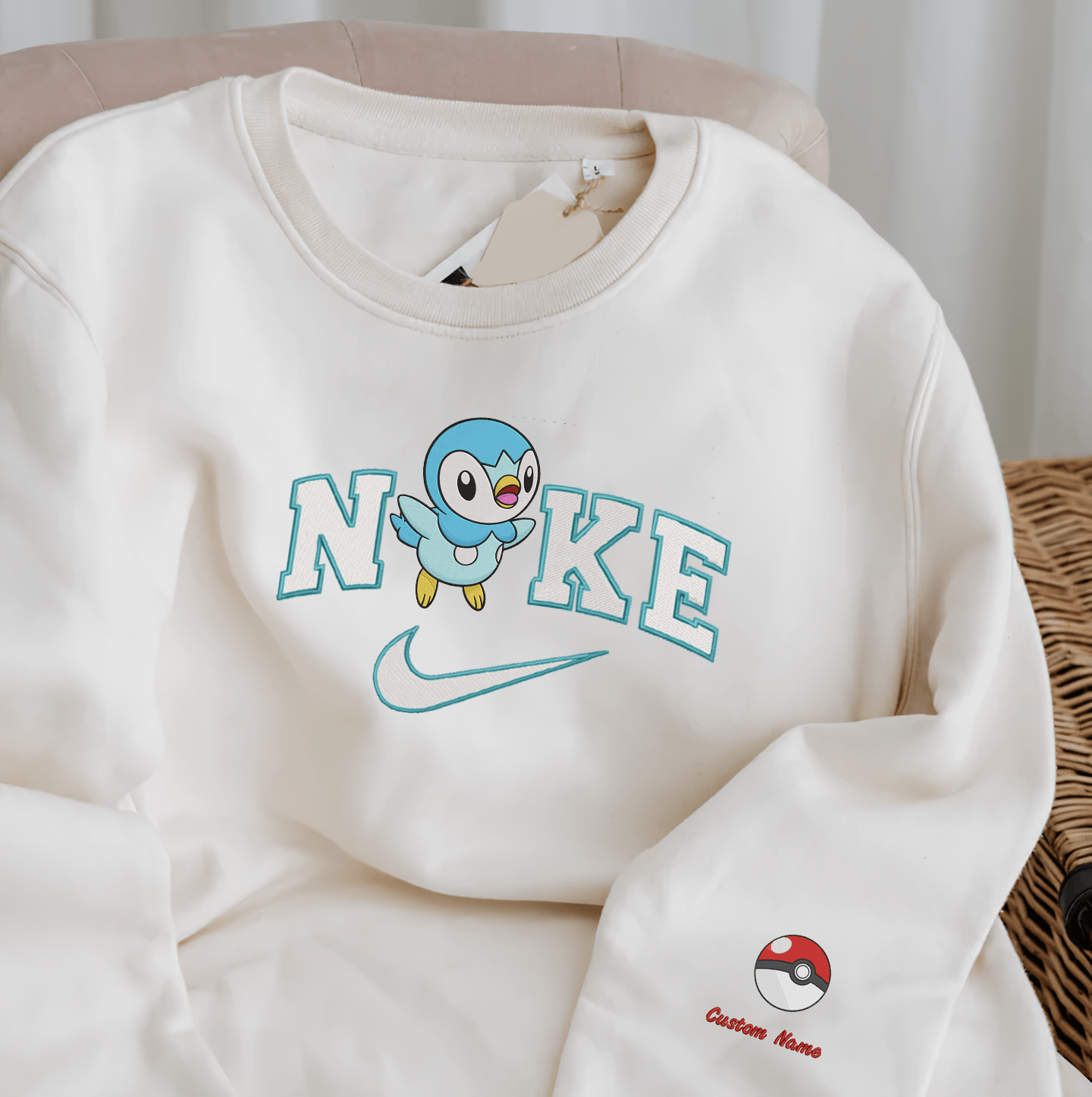Anime Nike Embroidered Custom T-Shirt,Crewneck Sweatshirt,Hoodie.Perfect Gift For Anime Lovers.
