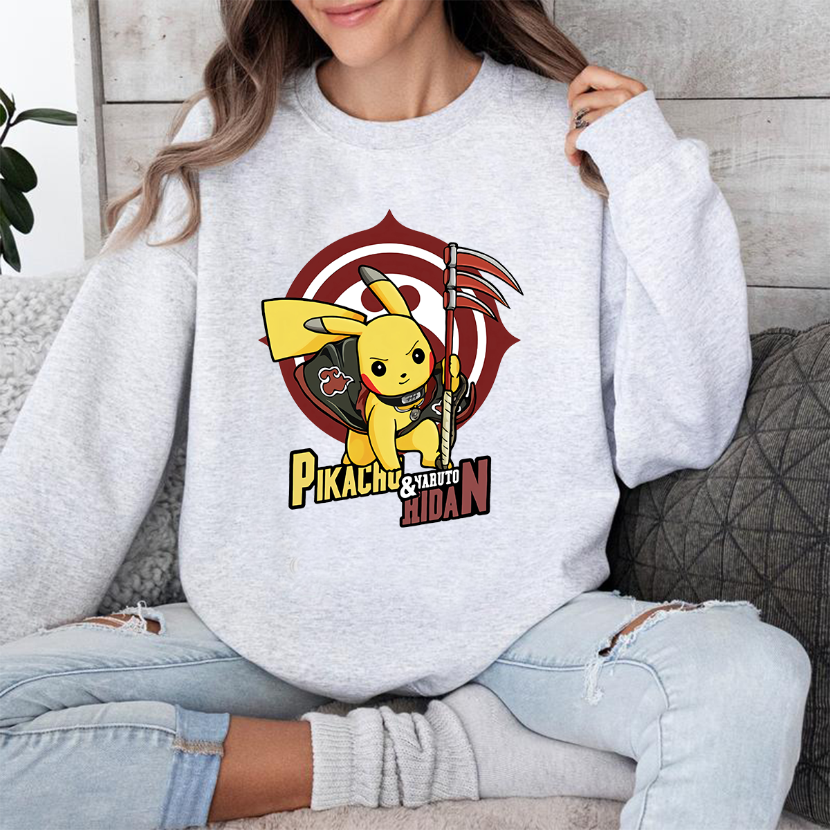 Custom Naruto Hidan Anime Unisex T-Shirt ,Crewneck,Hoodie