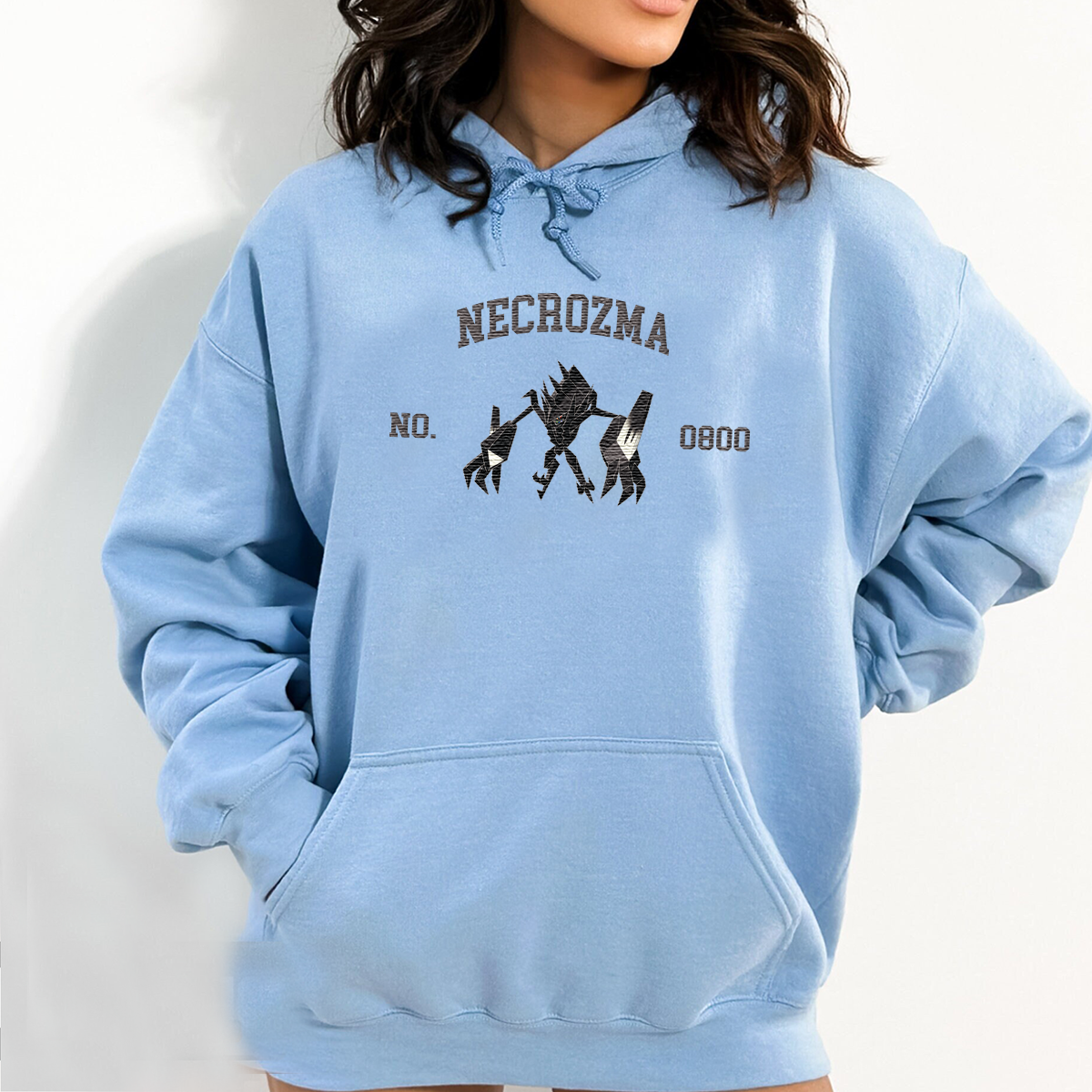 Necrozma Adorable Anime-Themed Embroidered T-Shirt,Crewneck,Hoodie-Trendy Versatile and a Thoughtful Gift for Friends