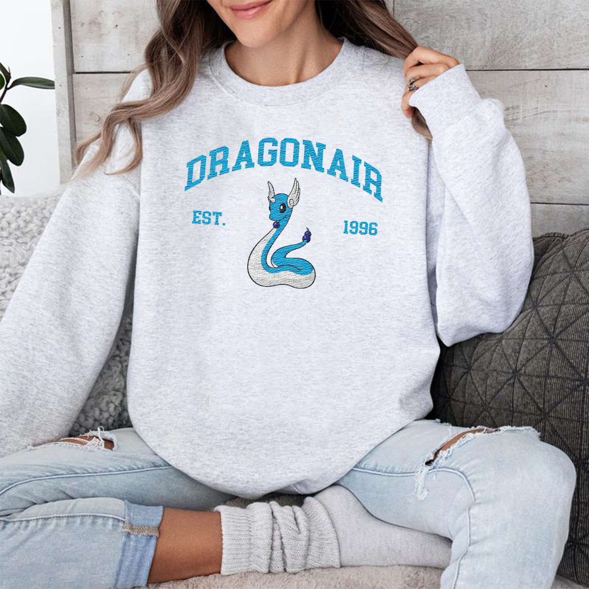 Anime Characters Embroidered Crewneck Sweatshirt,Hoodie,Personal Anime Gift Hoodie,Perfect Gift For Anime Lovers.