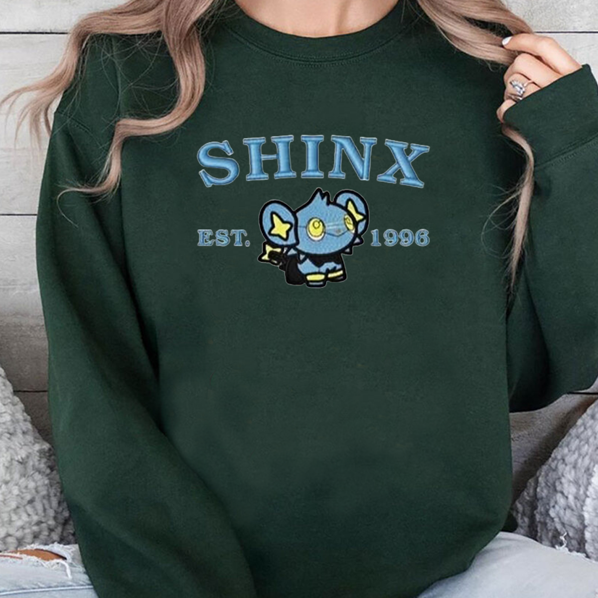 Anime Characters Embroidered Crewneck Sweatshirt,Hoodie For Gift,Personal Anime Gift Hoodie,Perfect Gift For Anime Lovers.