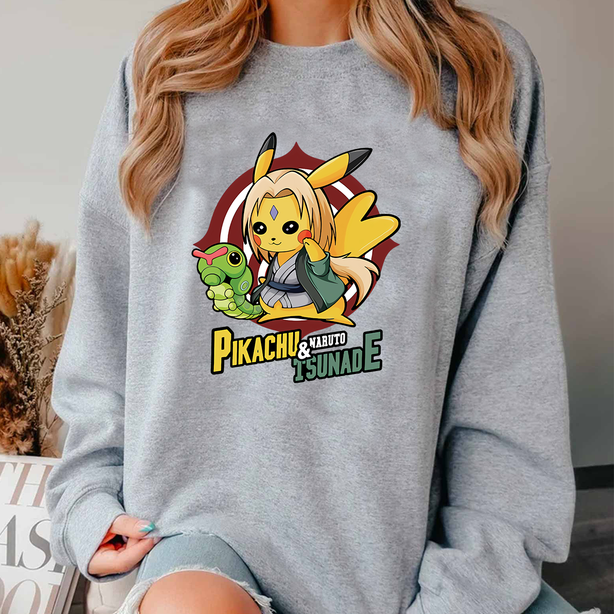 Custom Naruto Tsunade Anime Anime Unisex T-Shirt ,Crewneck,Hoodie