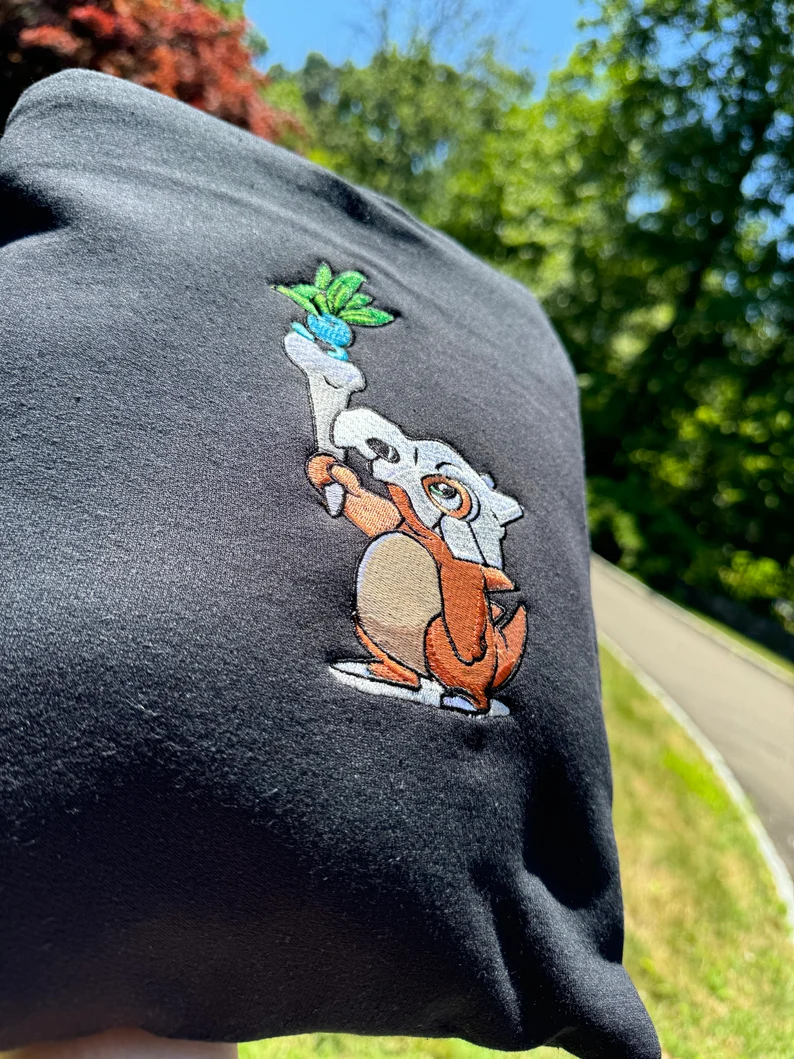 Embroidered Crewneck Sweatshirt, Personal Anime Gift Hoodie,, 90s Monster Stitched Shirt, Personal Anime Gift Hoodie,Christmas Gift For Anime Lovers.Perfect Gift For Anime Lovers.