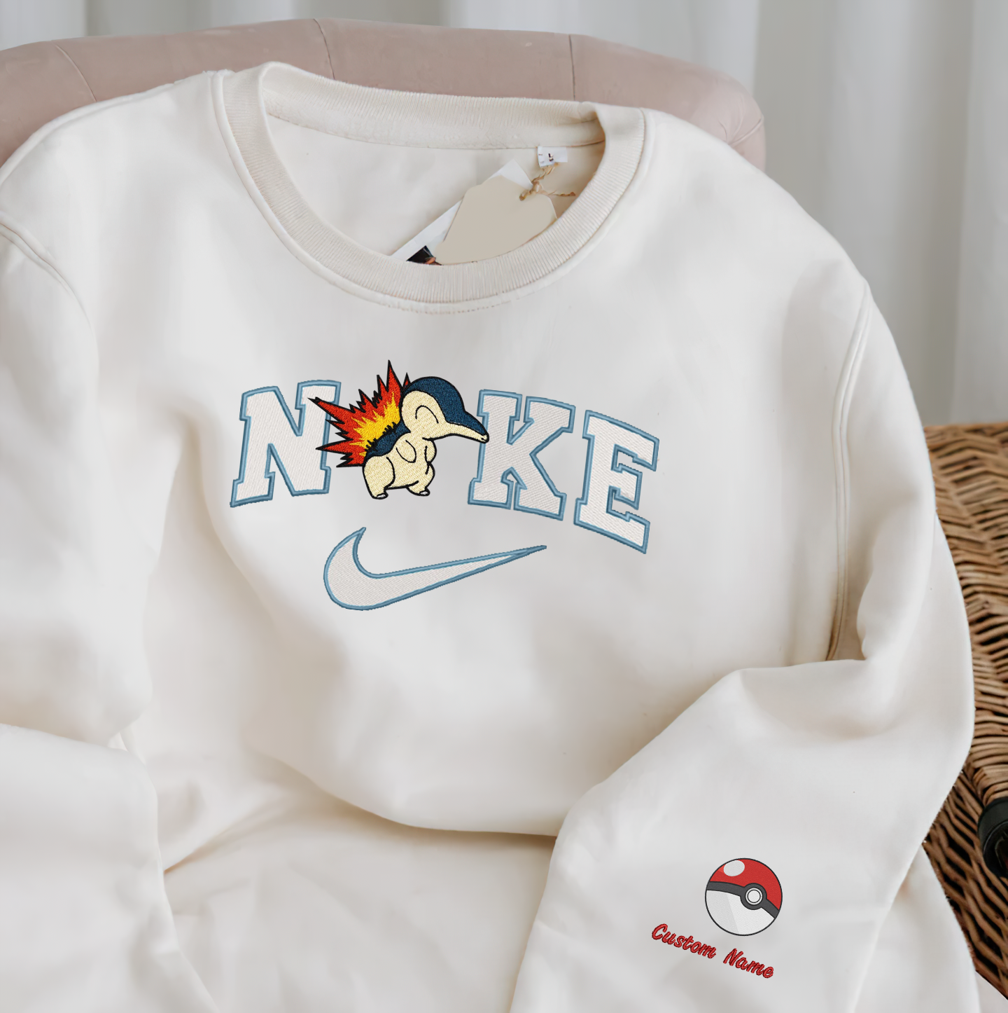 Anime Nike Embroidered Custom T-Shirt Hoodie Crewneck Sweatshirt,Hoodie.Perfect Gift For Anime Lovers.