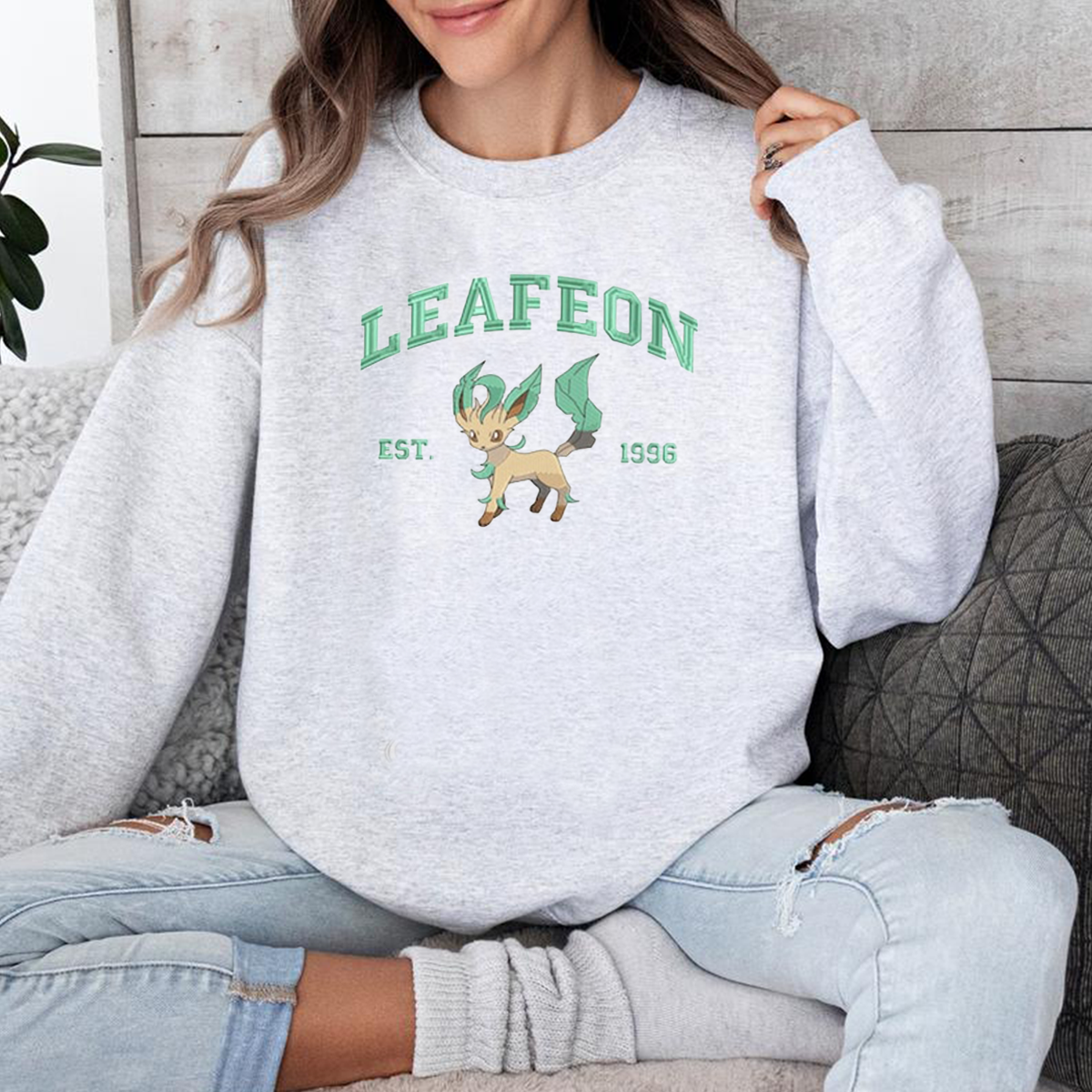 Anime Characters Embroidered Crewneck Sweatshirt,Hoodie,Personal Anime Gift Hoodie,Perfect Gift For Anime Lovers.