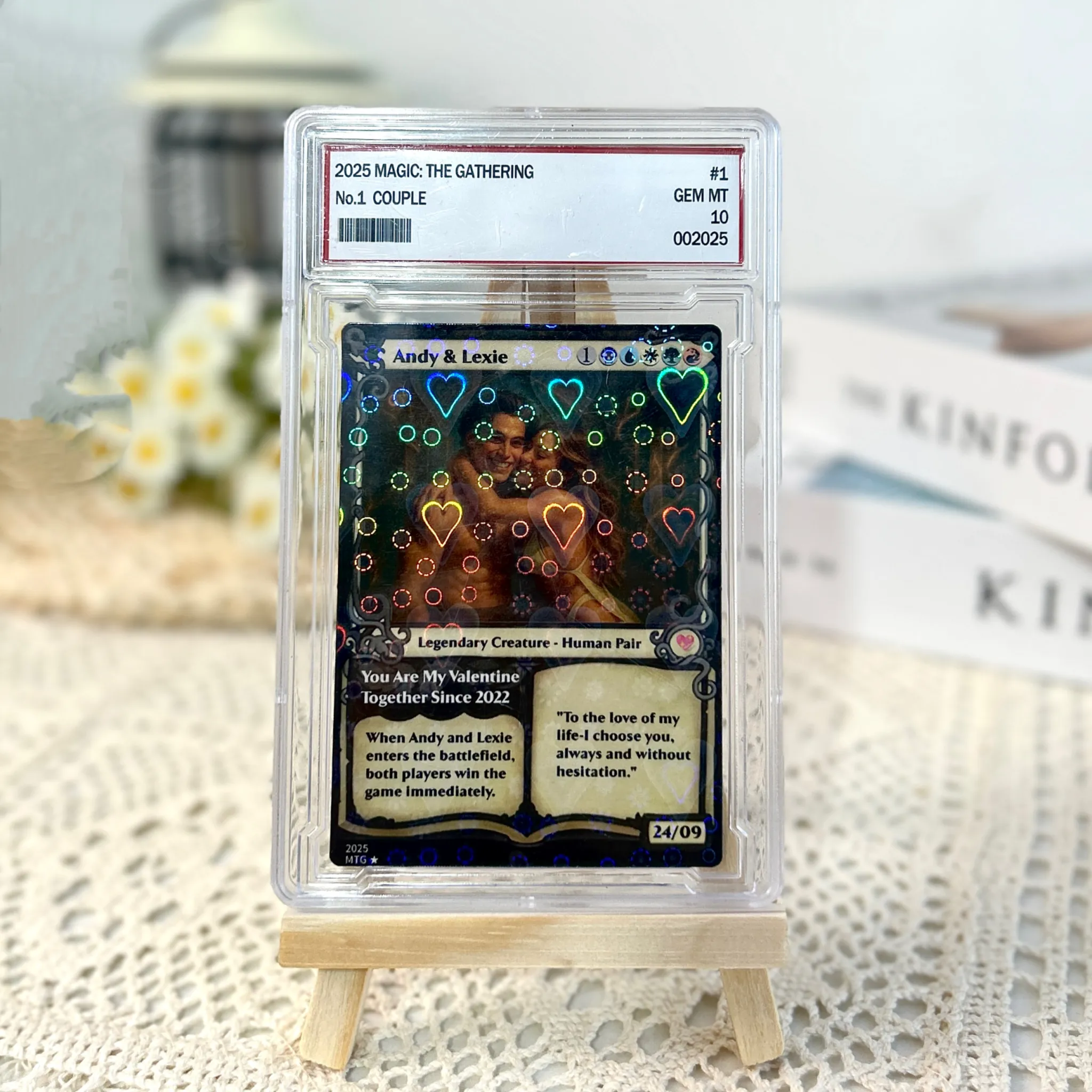 Custom Magic Card Fantasy Game.Custom Gift for Valentine's Day,Anniversary.Valentine's Day,Anniversary gifts
