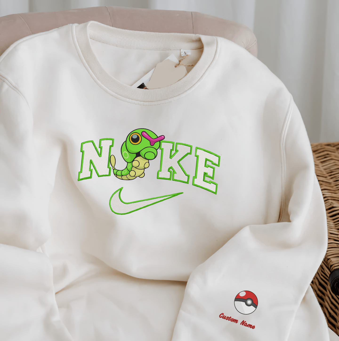 Anime Nike Embroidered Custom T-Shirt,Crewneck Sweatshirt,Hoodie.Perfect Gift For Anime Lovers.