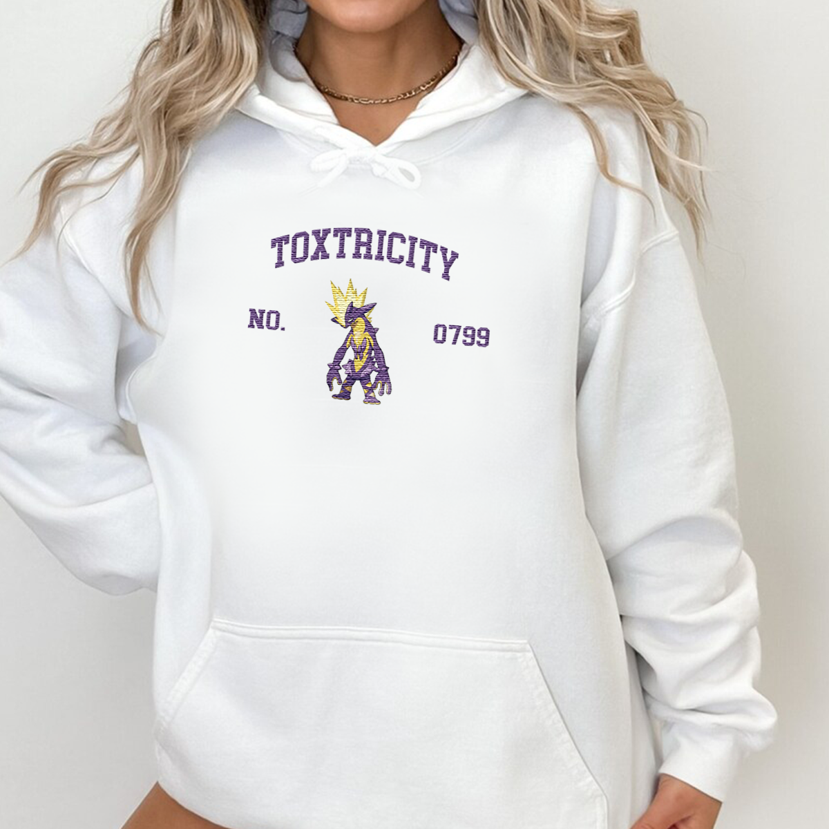 Toxtricity Adorable Anime-Themed Embroidered T-Shirt,Crewneck,Hoodie-Trendy Versatile and a Thoughtful Gift for Friends