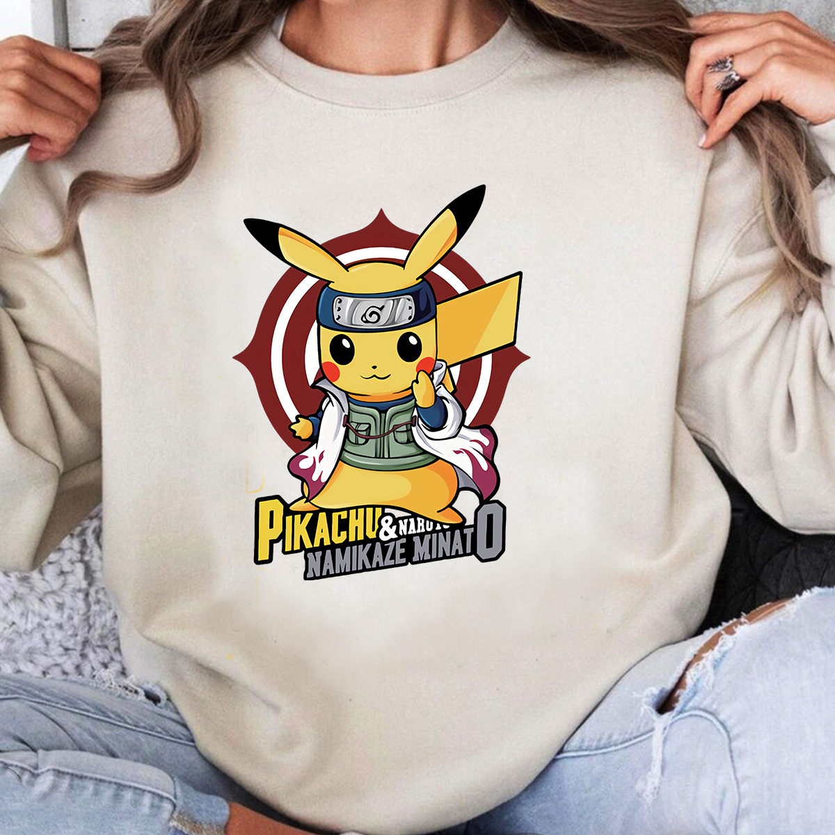 Custom Naruto Namikaze Minato Anime Unisex T-Shirt ,Crewneck,Hoodie