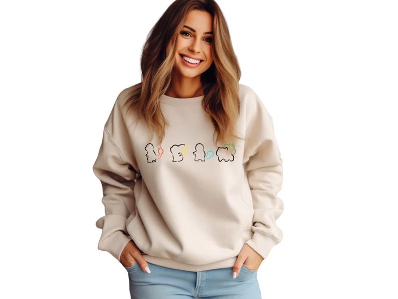Anime Characters Crewneck Sweatshirt, Hoodie, Anime Gift,Retro Cartoon, Anime Hoodie, Anime Gifts,Christmas Gift For Anime Lovers.Perfect Gift For Anime Lovers.