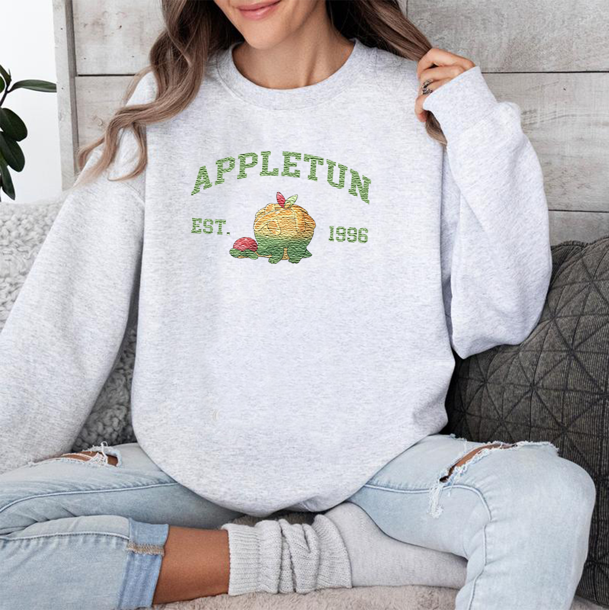 Anime Characters Embroidered Unisex Crewneck Sweatshirt,Hoodie For Gift,Personal Anime Gift Hoodie,Perfect Gift For Anime Lovers.