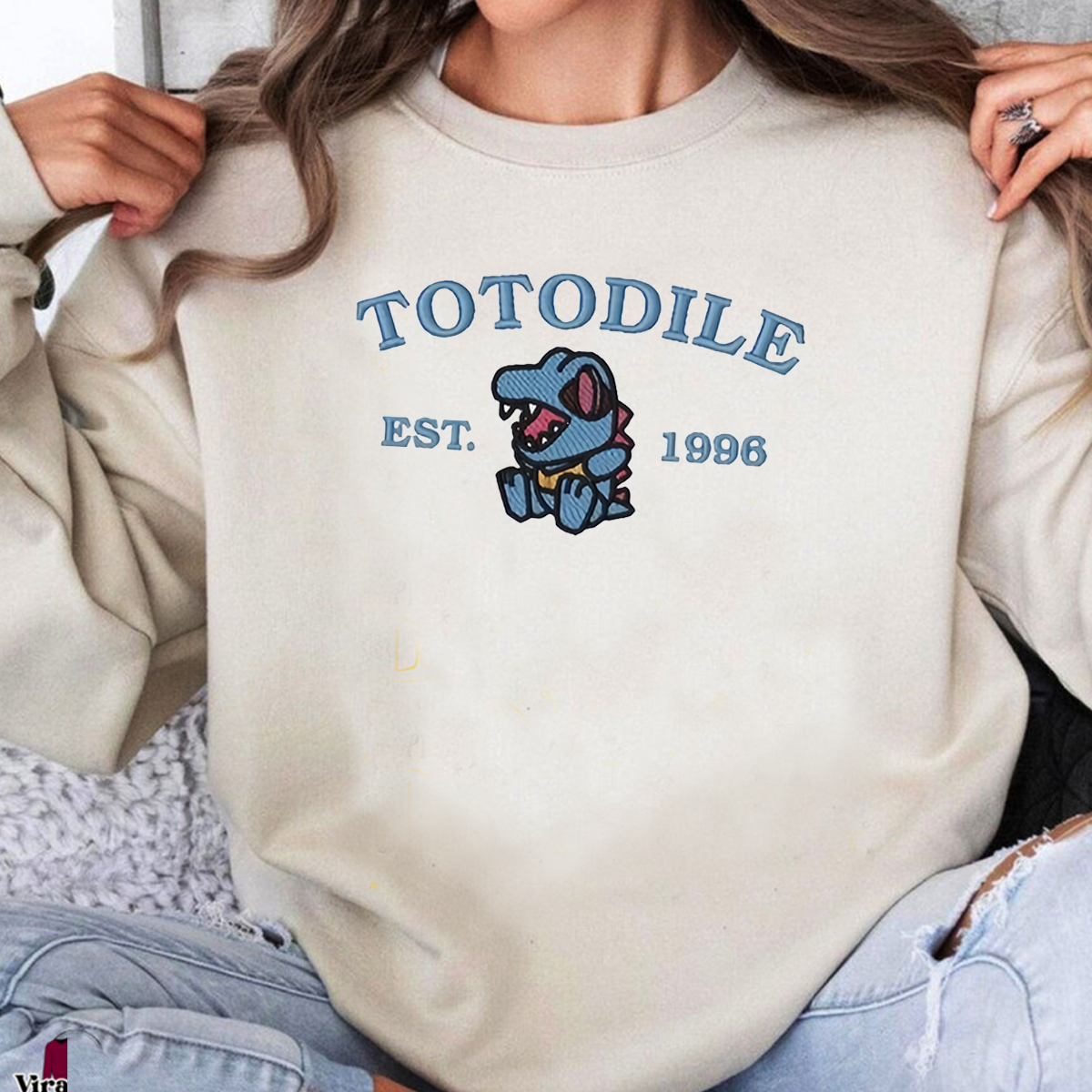 Anime Characters Embroidered Crewneck Sweatshirt,Hoodie For Gift,Personal Anime Gift Hoodie,Perfect Gift For Anime Lovers.