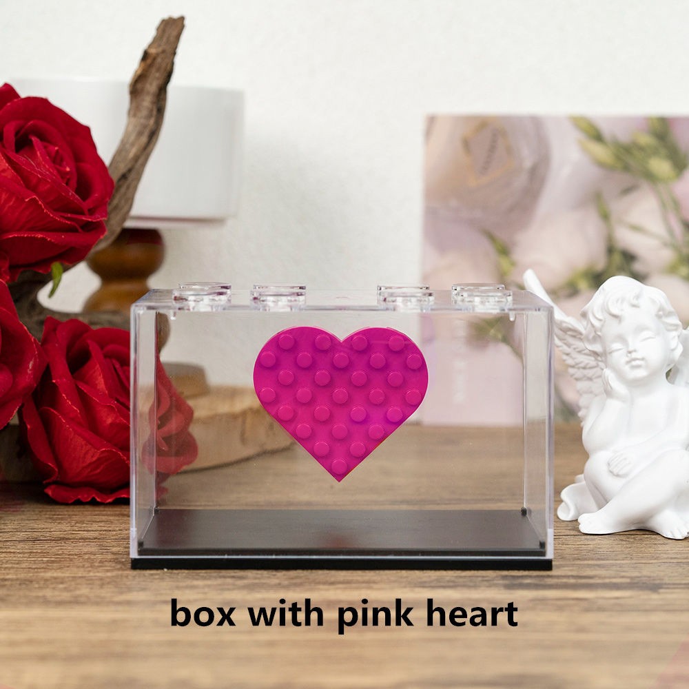 Valentine's Day Personalized Couple Figures - Custom Name Brick Display Gift