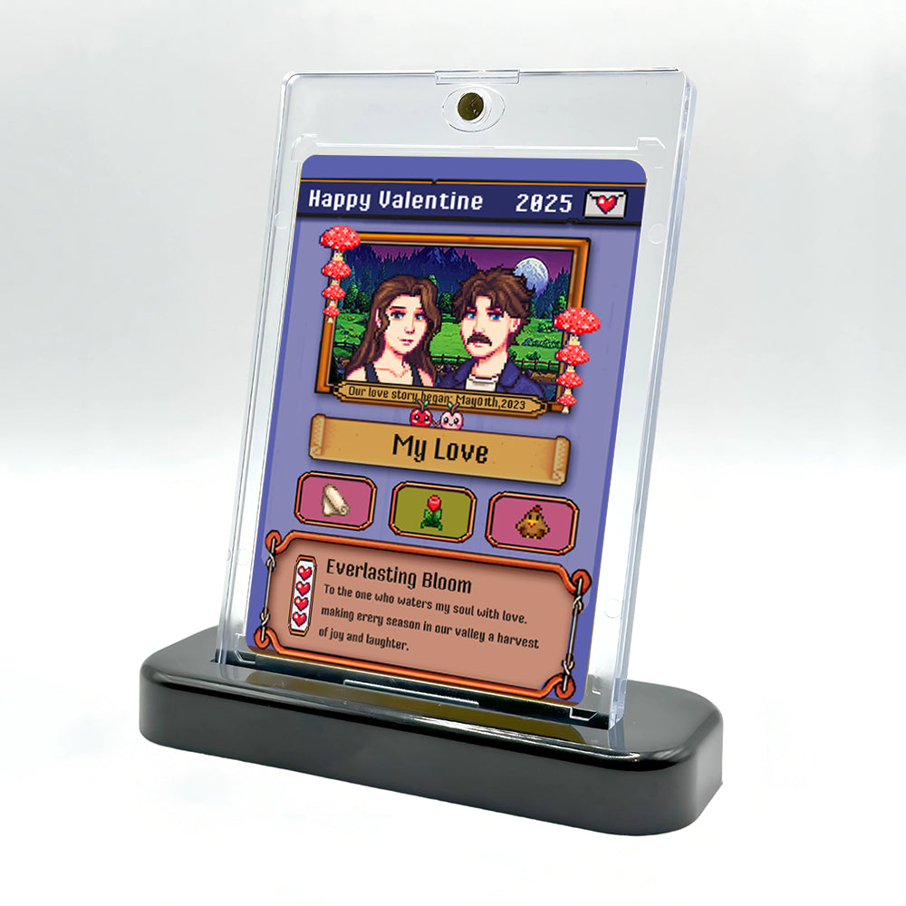 Mach deinen Valentinstag zu etwas Besonderem mit einer personalisierten Stardew Valley Metallkarte