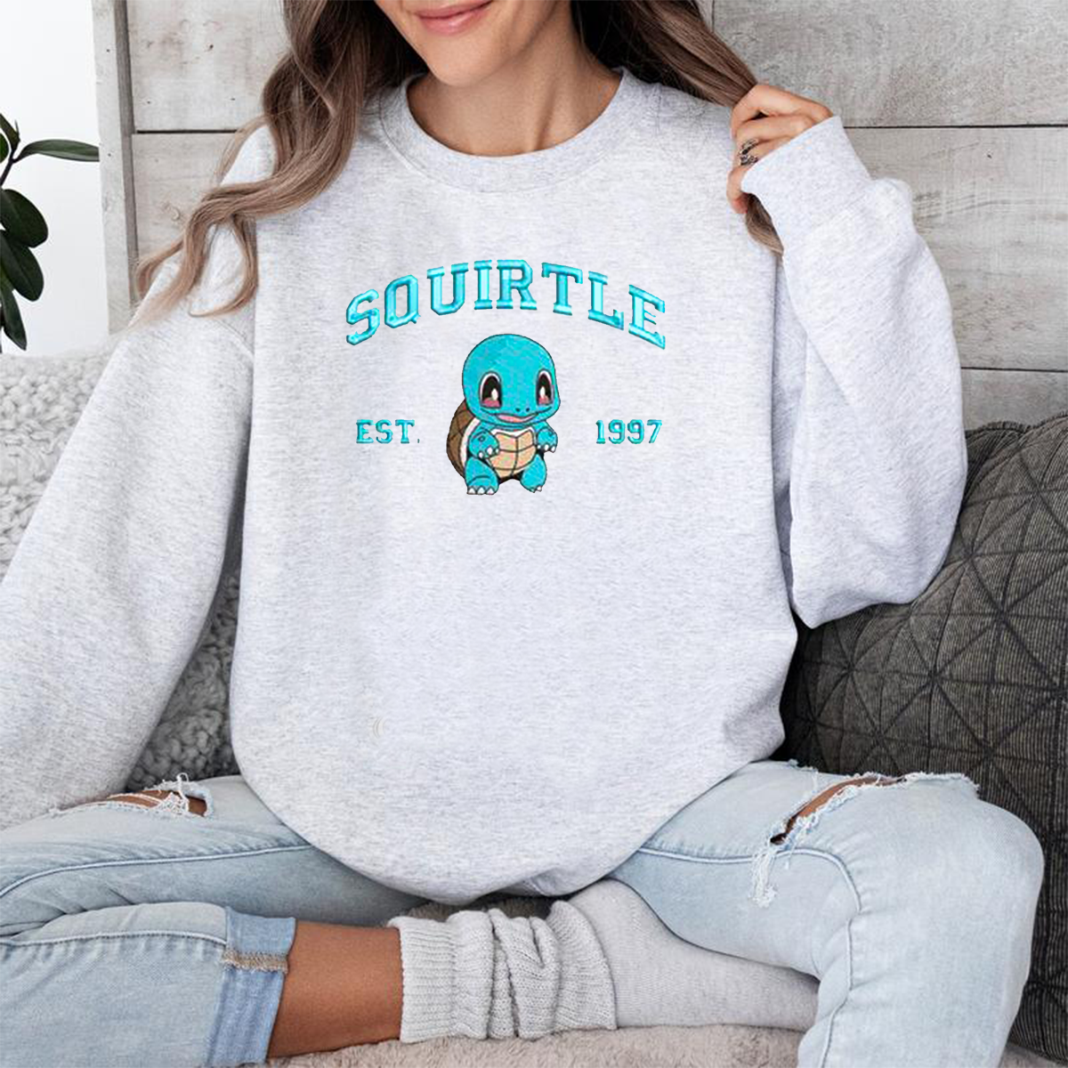 Anime Characters Embroidered T-Shirt ,Crewneck Sweatshirt,Hoodie,Personal Anime Gift Hoodie,Perfect Gift For Anime Lovers.