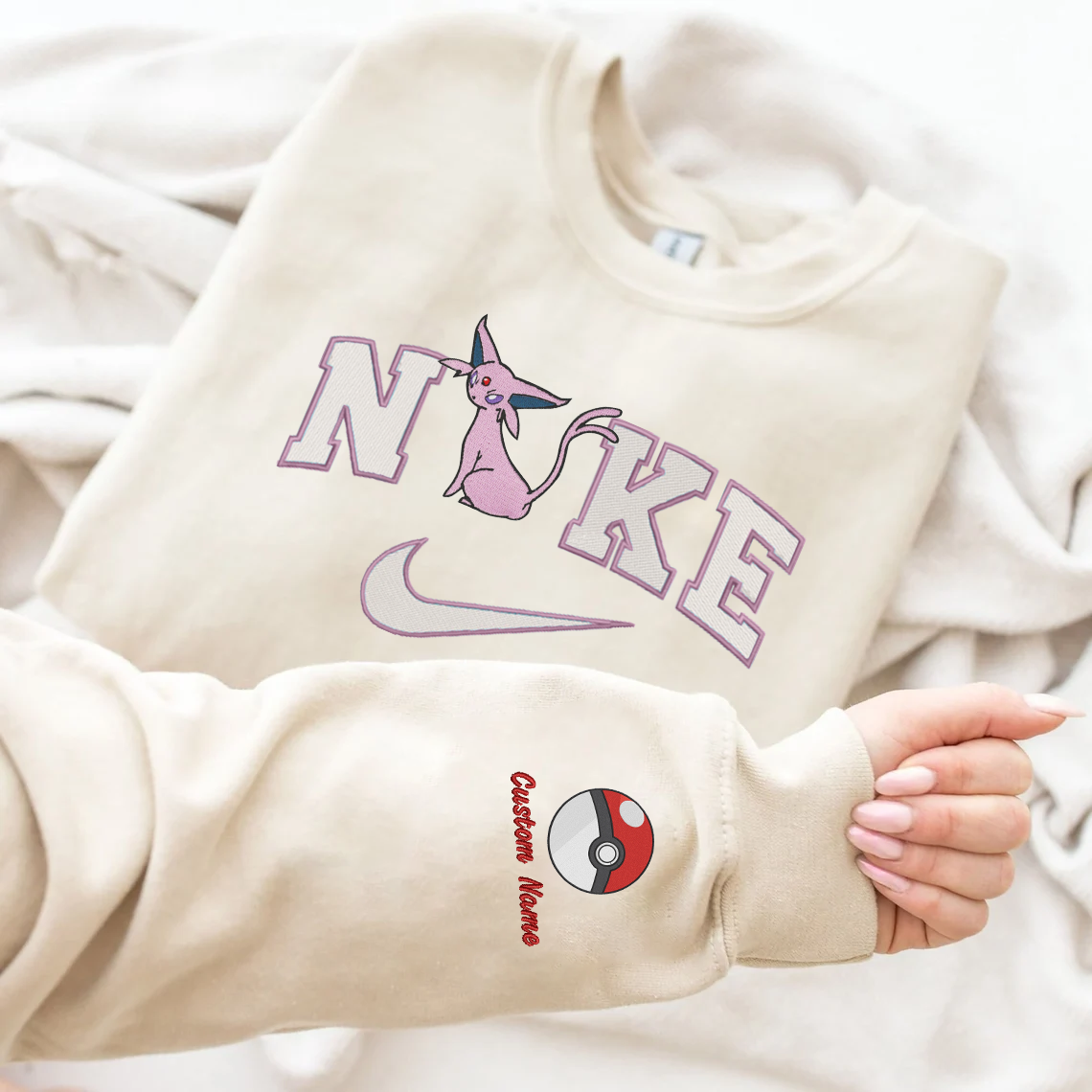 Anime Nike Embroidered Custom T-Shirt,Crewneck Sweatshirt,Hoodie.Perfect Gift For Anime Lovers.