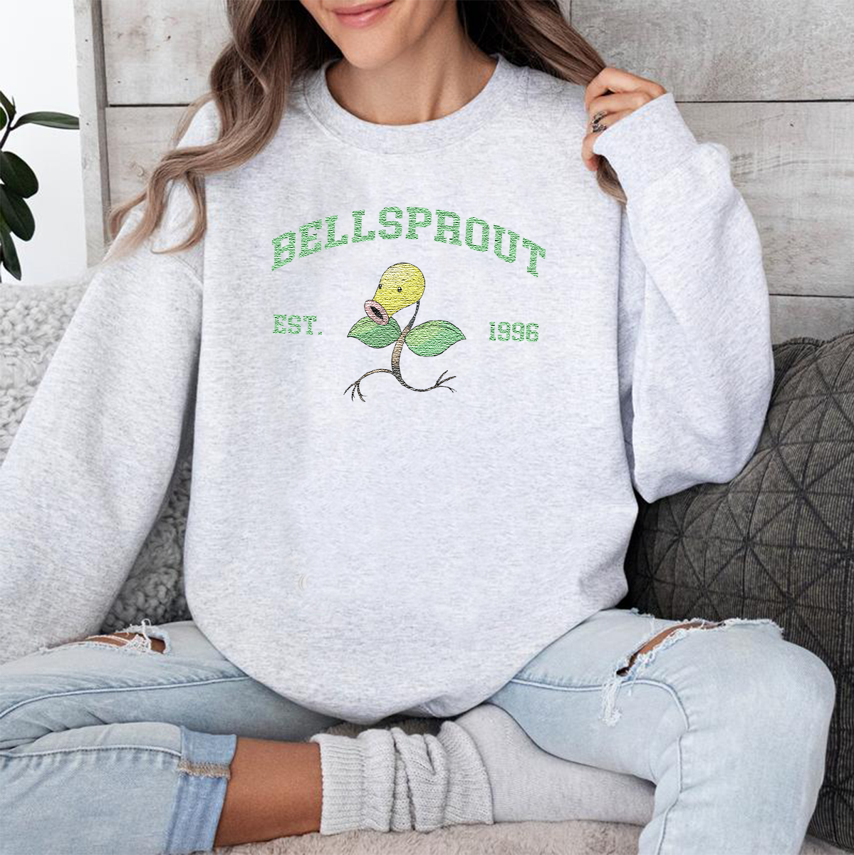 Anime Characters Embroidered Crewneck Sweatshirt,Hoodie For Gift,Personal Anime Gift Hoodie,Perfect Gift For Anime Lovers.
