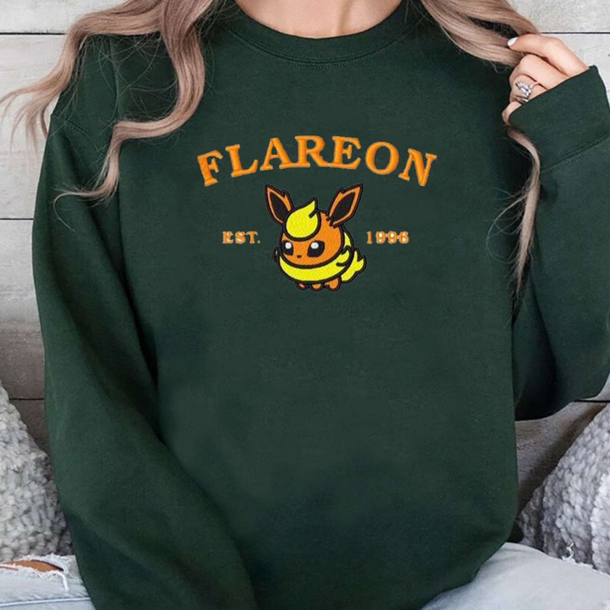 Anime Characters Embroidered Crewneck Sweatshirt,Hoodie,Personal Anime Gift Hoodie,Perfect Gift For Anime Lovers.