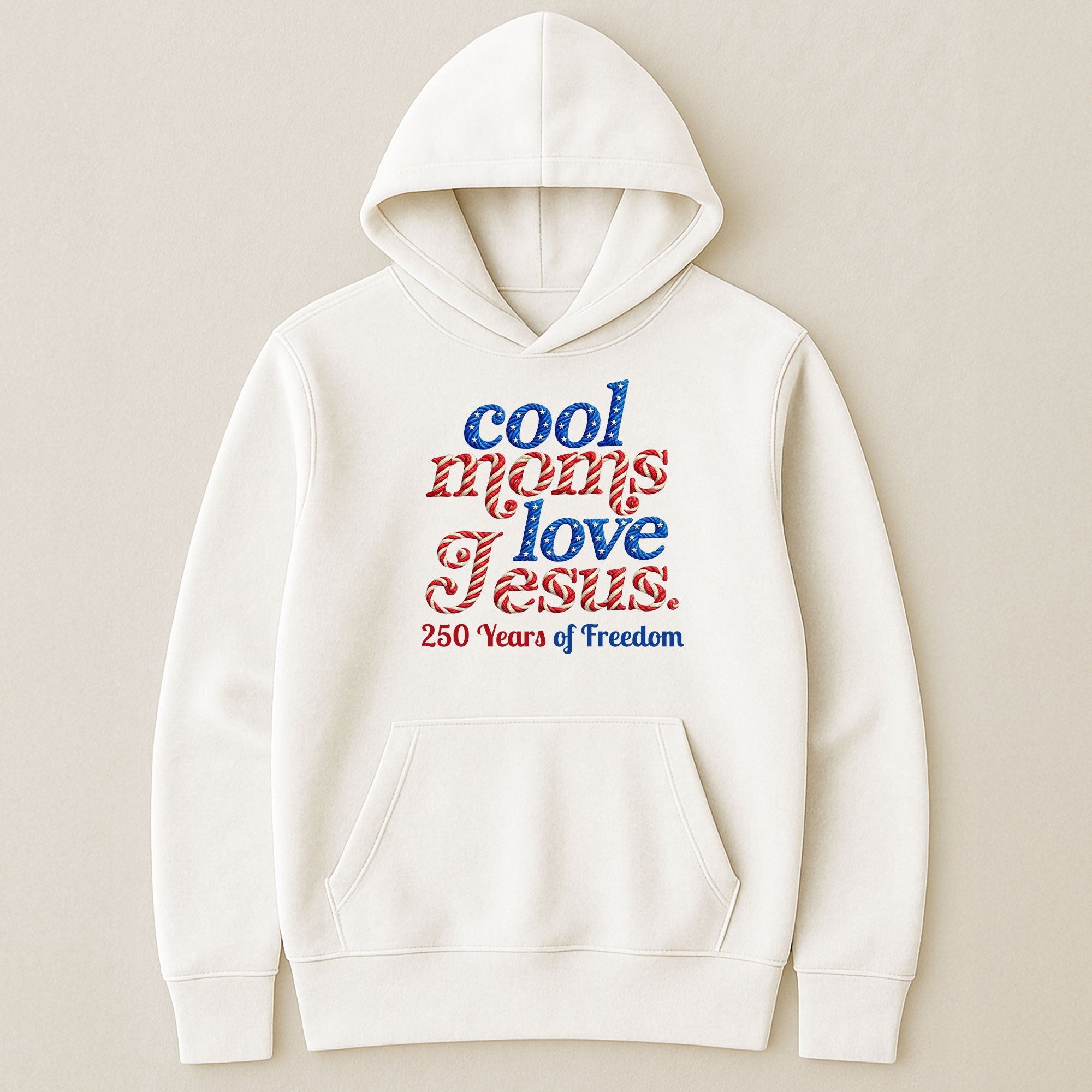 Cool Moms Love Jesus 250Th Birthday America - Personalized Shirt