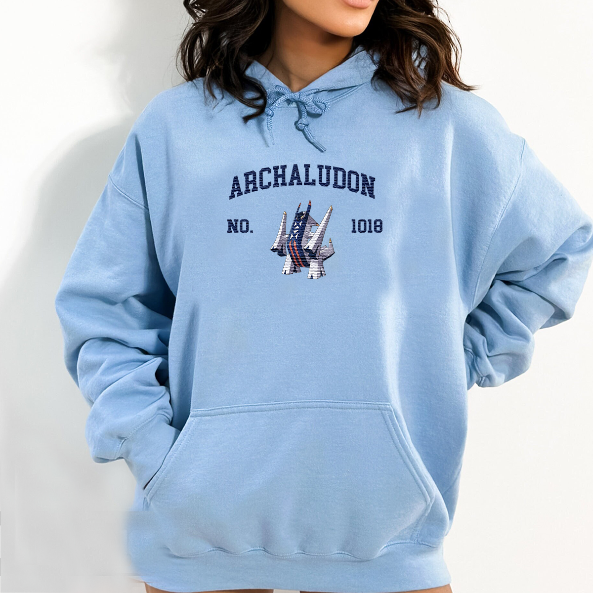 Archaludon Adorable Anime-Themed Embroidered T-Shirt,Crewneck,Hoodie-Trendy Versatile and a Thoughtful Gift for Friends