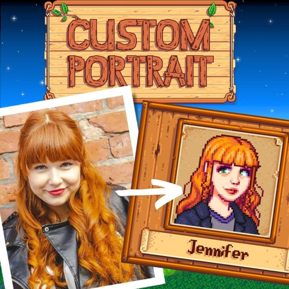 Custom Stardew Valley Portraits Poster