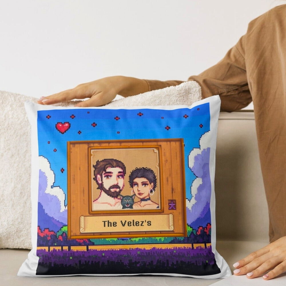 Ritratto pixel personalizzato per San Valentino o anniversario