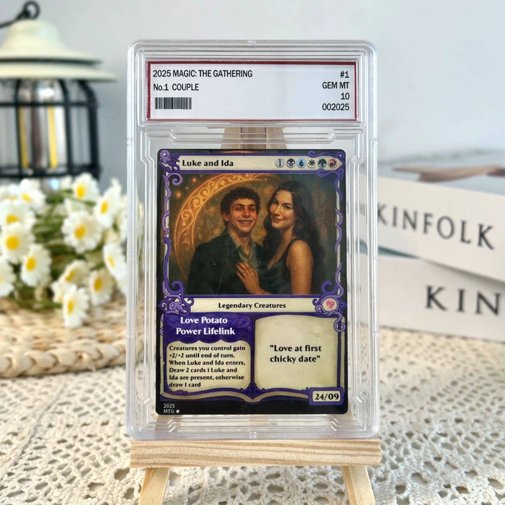 Custom Magic Card Fantasy Game.Custom Gift for Valentine's Day,Anniversary.Valentine's Day,Anniversary gifts