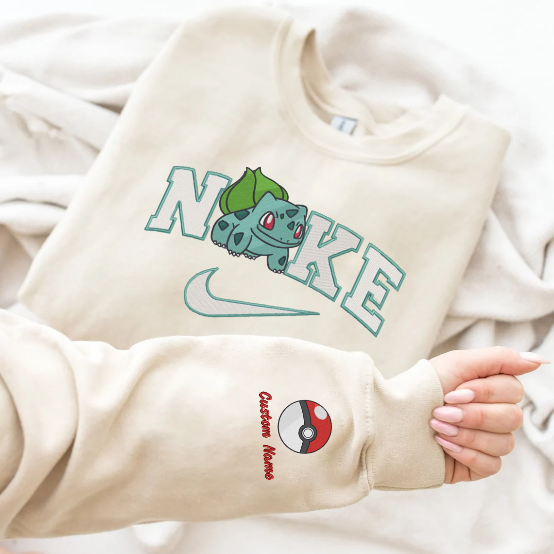 Anime Nike Embroidered Custom T-Shirt,Crewneck Sweatshirt,Hoodie.Perfect Gift For Anime Lovers.