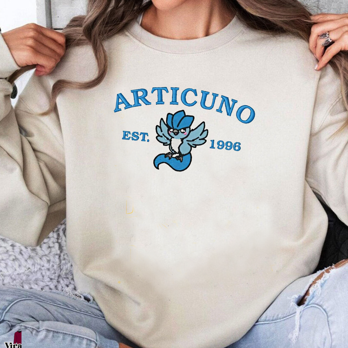 Anime Characters Embroidered Crewneck Sweatshirt,Hoodie For Gift,Personal Anime Gift Hoodie,Perfect Gift For Anime Lovers.