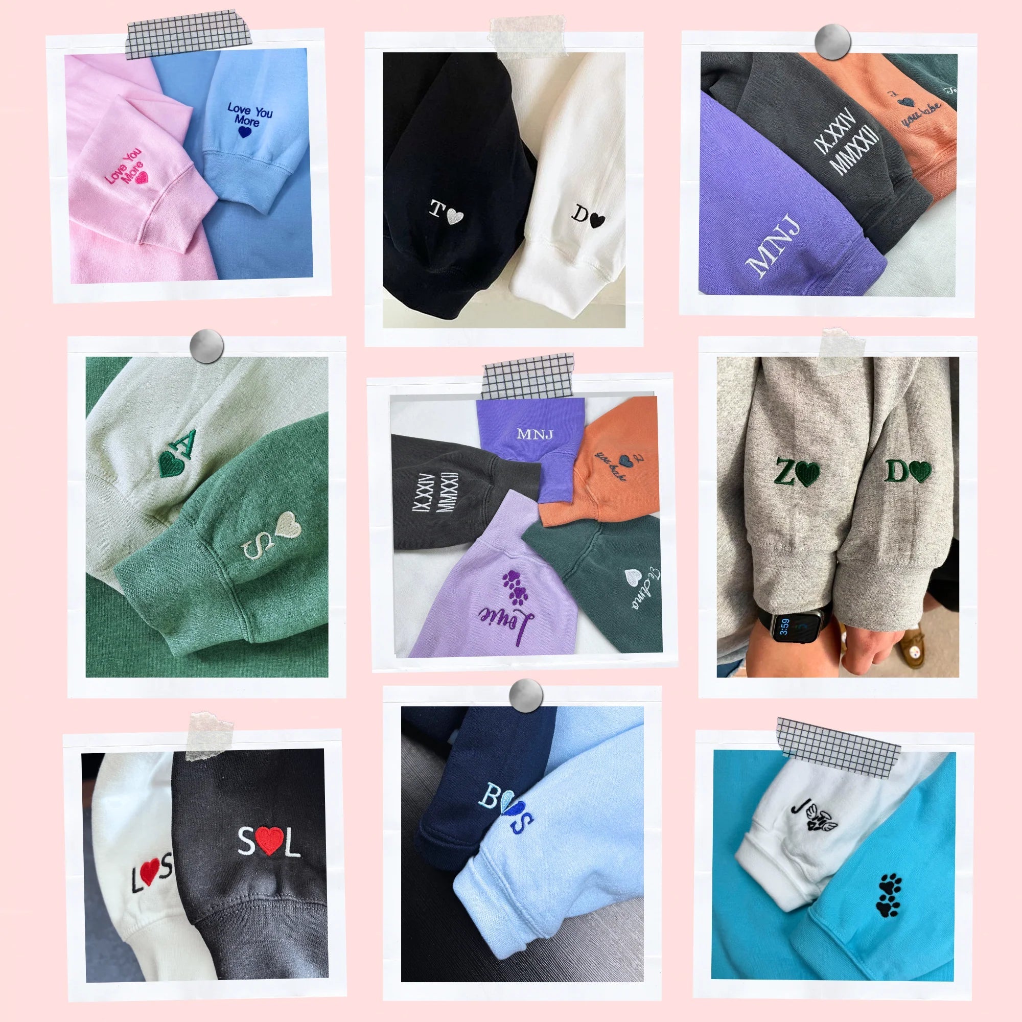 Anime Characters Embroidered Crewneck Sweatshirt,Hoodie For Gift,Personal Anime Gift Hoodie,Perfect Gift For Anime Lovers.