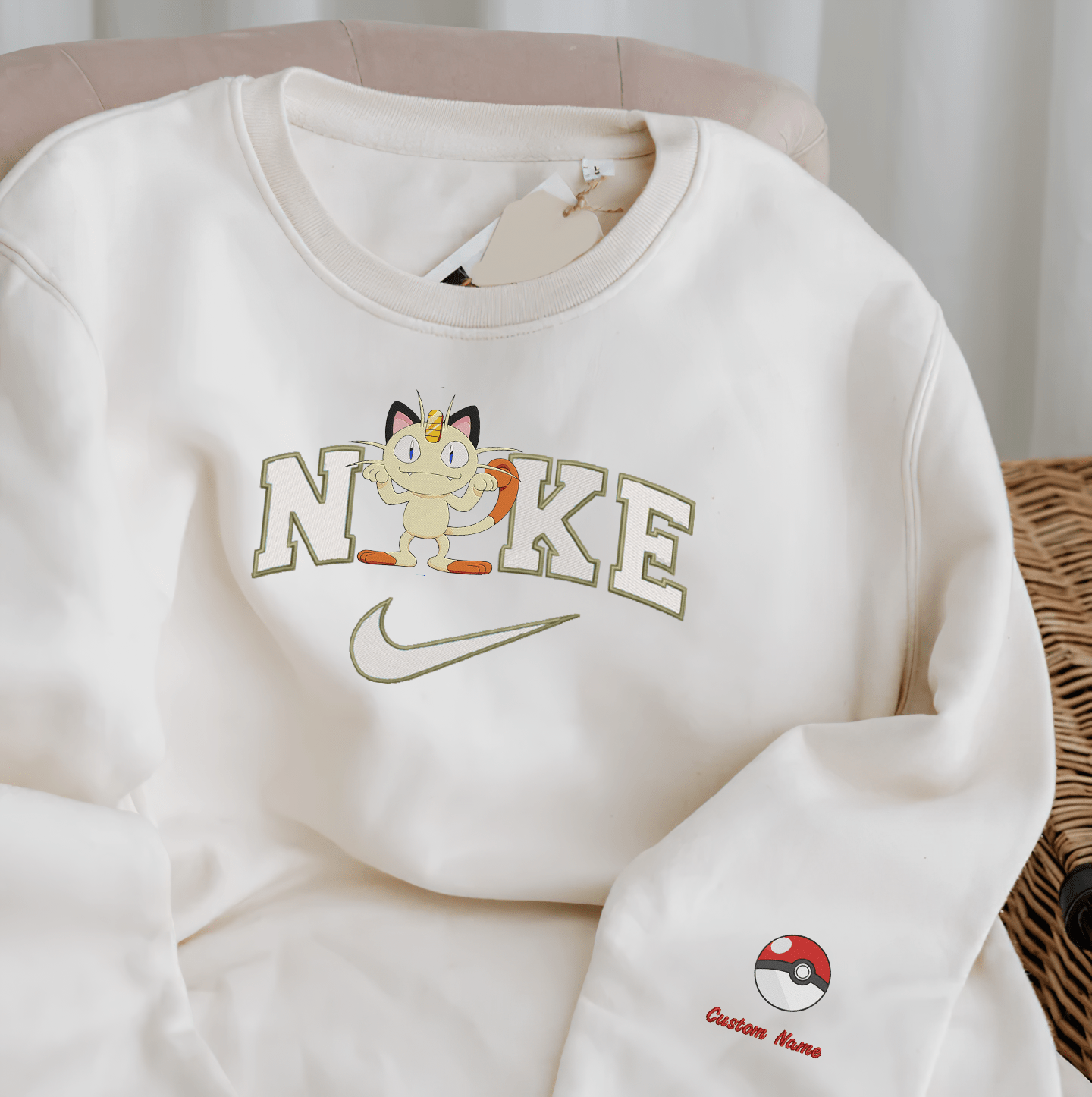 Anime Nike Embroidered Custom T-Shirt,Crewneck Sweatshirt,Hoodie.Perfect Gift For Anime Lovers.