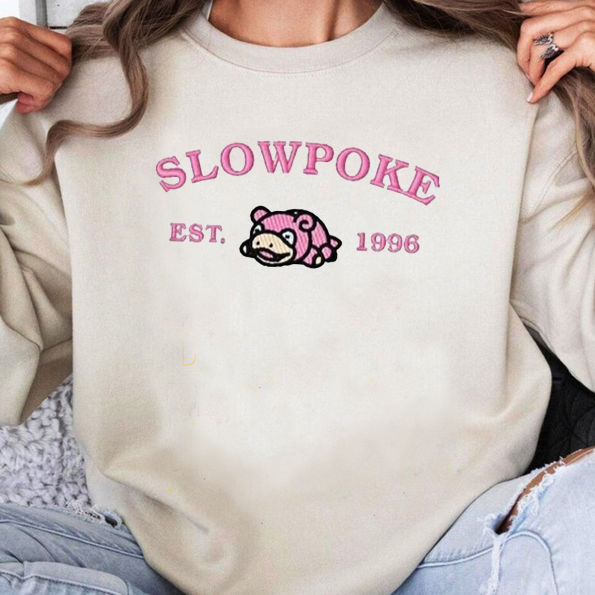 Anime Characters Embroidered Crewneck Sweatshirt,Hoodie For Gift,Personal Anime Gift Hoodie,Perfect Gift For Anime Lovers.